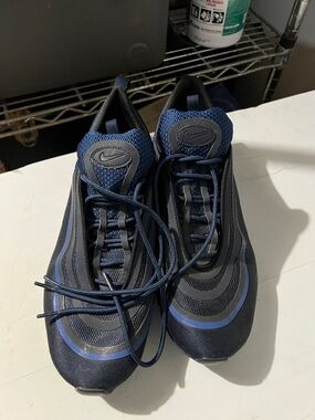 Nike Trainers Air Max 97 Ultra 17 Gym Blue 918356-401 Size 11.5